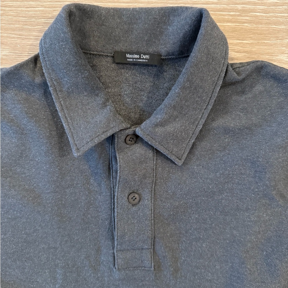 Massimo Dutti LS polo shirt - Picture 2 of 8
